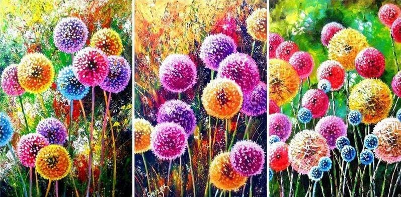 DIY Painting By Numbers - Dandelion