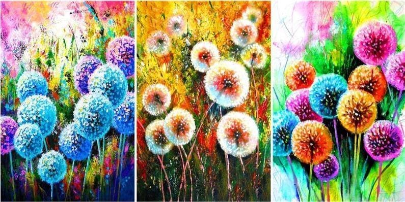 DIY Painting By Numbers - Dandelion
