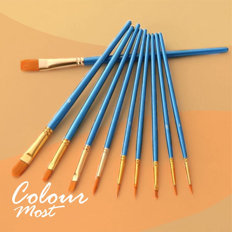 Extra 10 Pcs High Quality Paint Brushes