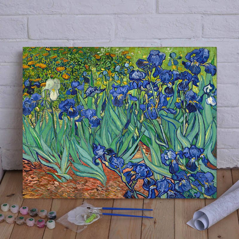 DIY Painting By Numbers - Irises - Van Gogh