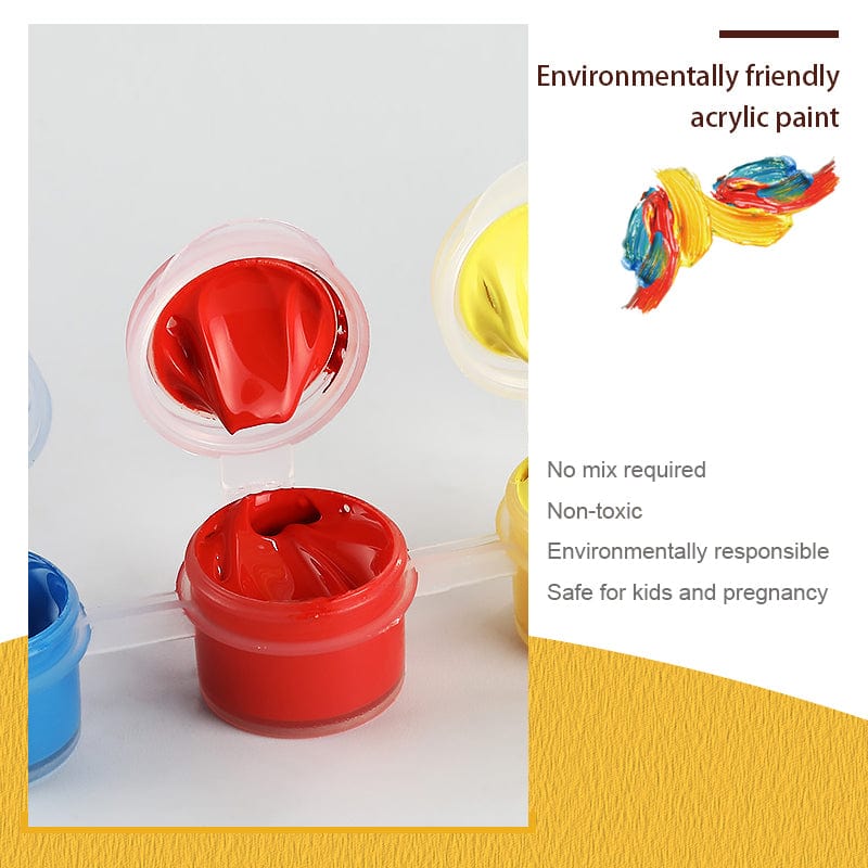 DIY Painting By Numbers - Rose