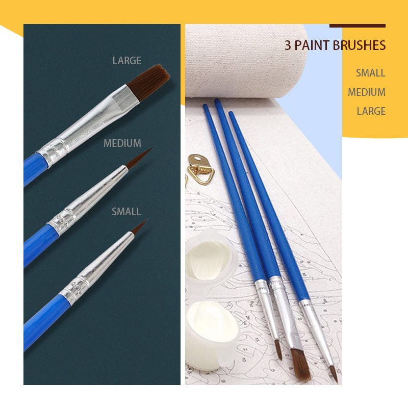 DIY Painting By Numbers - Coffee Town Landscape