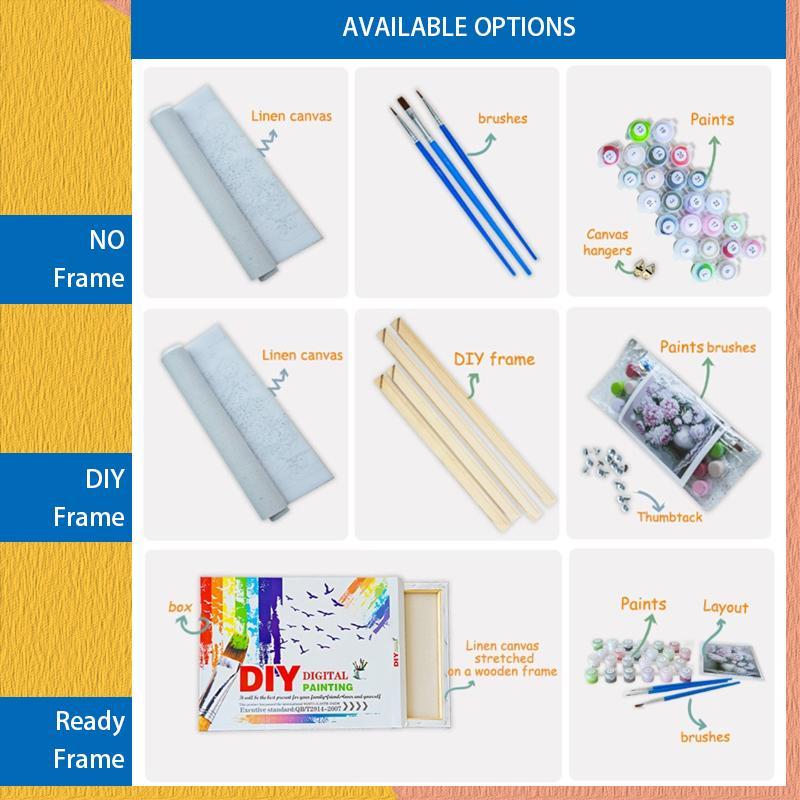 DIY Painting By Numbers -Mermaid (16"x20" / 40x50cm)