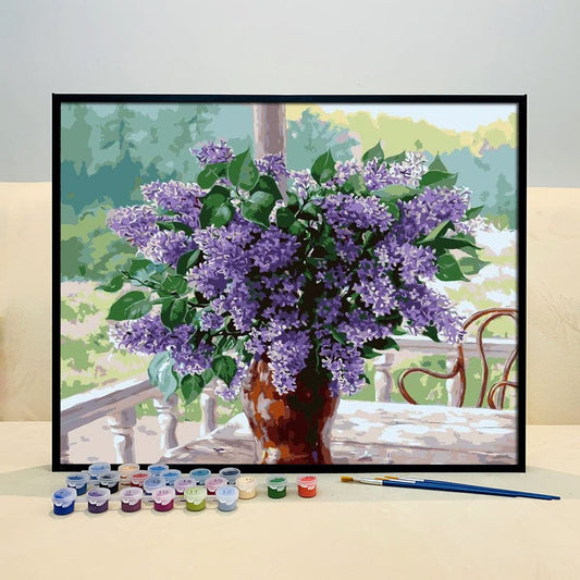 DIY Painting By Numbers - Flower