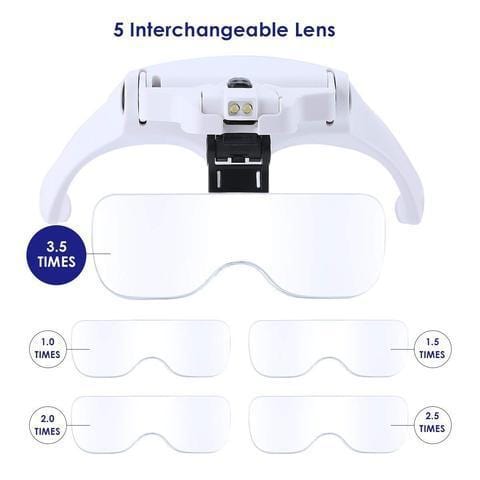 Illuminated Head Magnifier
