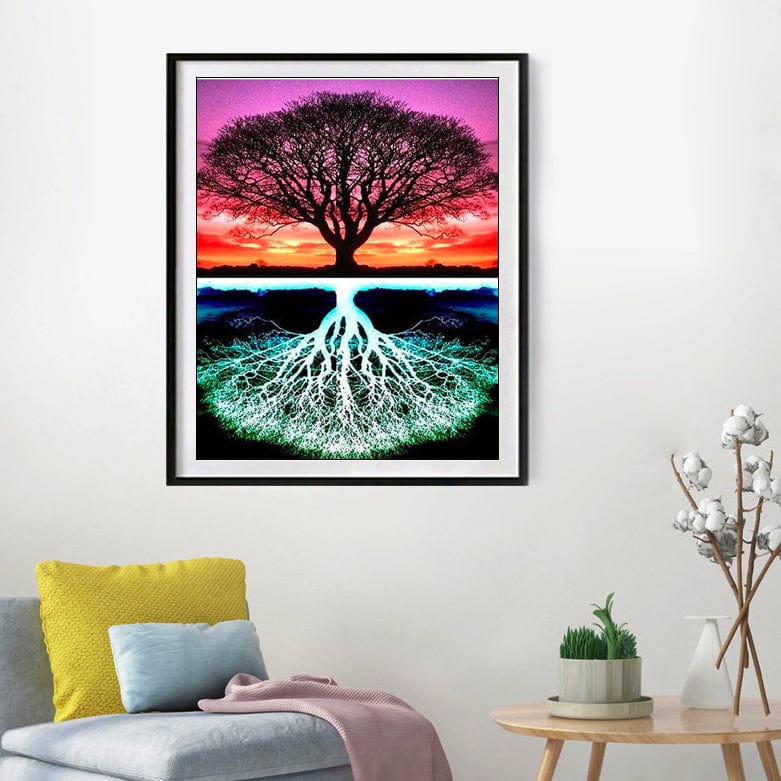 DIY Painting By Numbers - Tree of mind