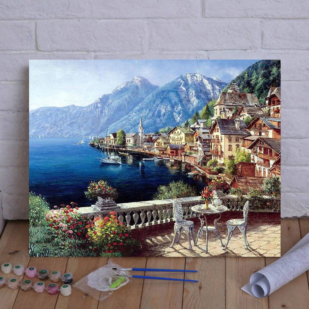 DIY Painting By Numbers - Seascape