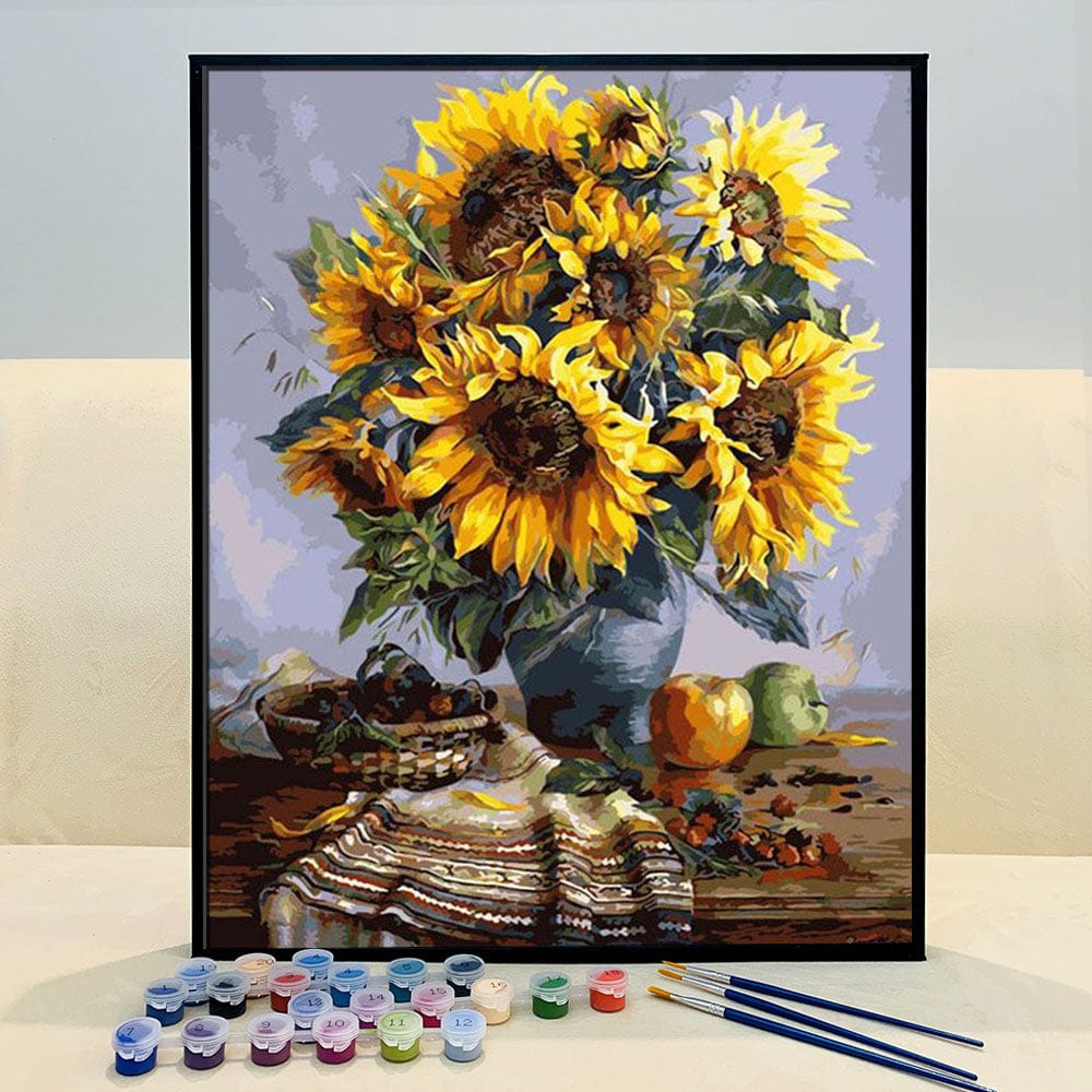 DIY Painting By Numbers - SunFlower