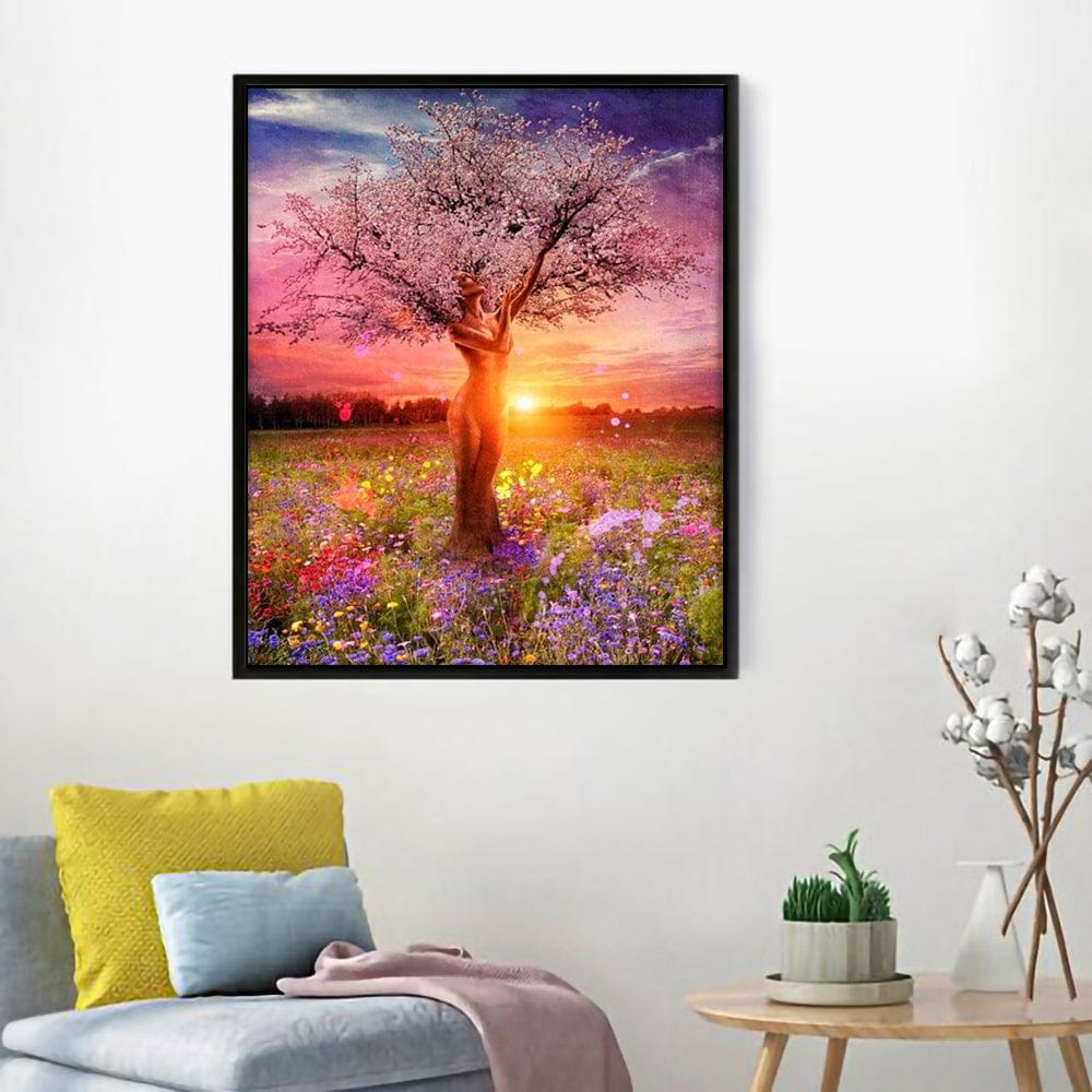DIY Painting By Numbers - Goddess Tree