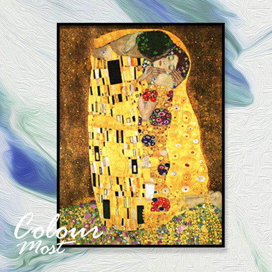 DIY Painting By Numbers -Couple (16"x20" / 40x50cm)