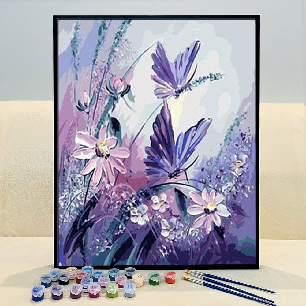 DIY Painting By Numbers - Butterflies