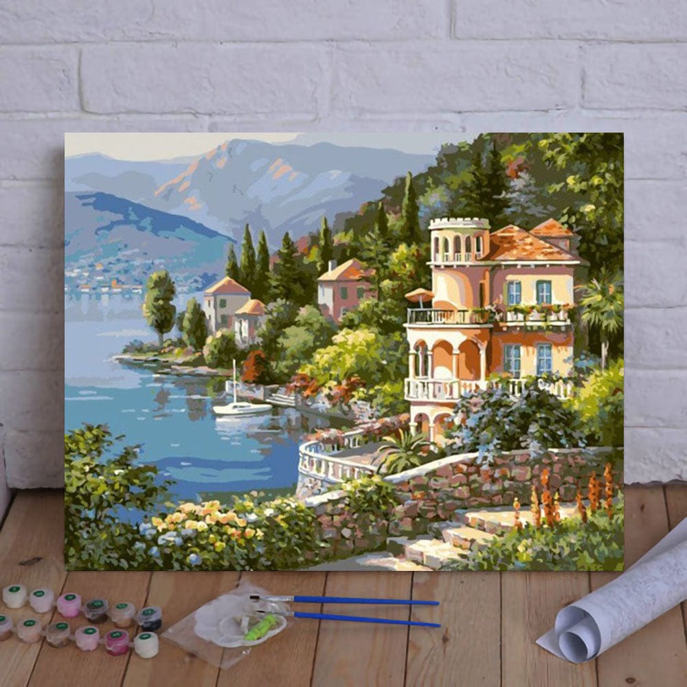 DIY Painting By Numbers - Lakeside