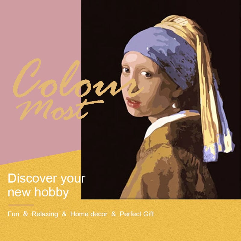 DIY Painting By Numbers -Girl With A Pearl Earring