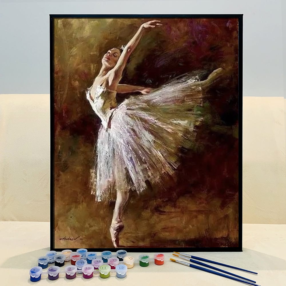 DIY Painting By Numbers -Ballet dancer