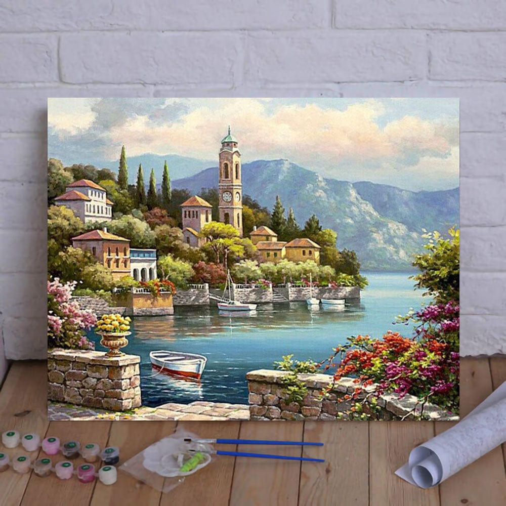 DIY Painting By Numbers - Lakeside