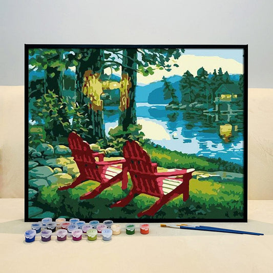 DIY Painting By Numbers -Chairs