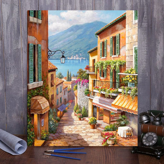 DIY Painting By Numbers - Alley