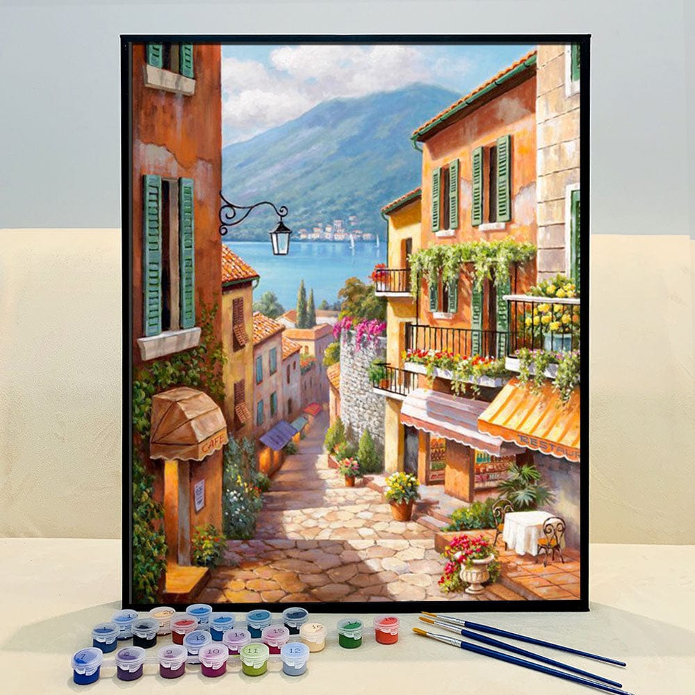 DIY Painting By Numbers - Alley