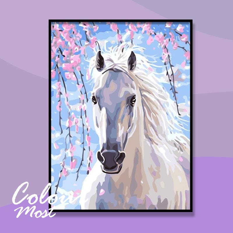 DIY Painting By Numbers - Horse (16"x20" / 40x50cm)