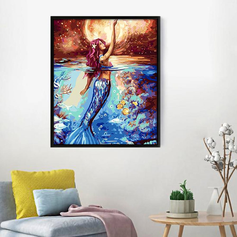 DIY Painting By Numbers -Mermaid