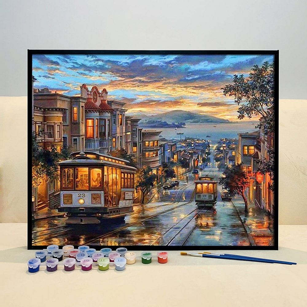 DIY Painting By Numbers - Bay Area Nightride