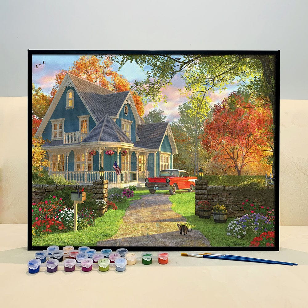 DIY Painting By Numbers -Country Villa