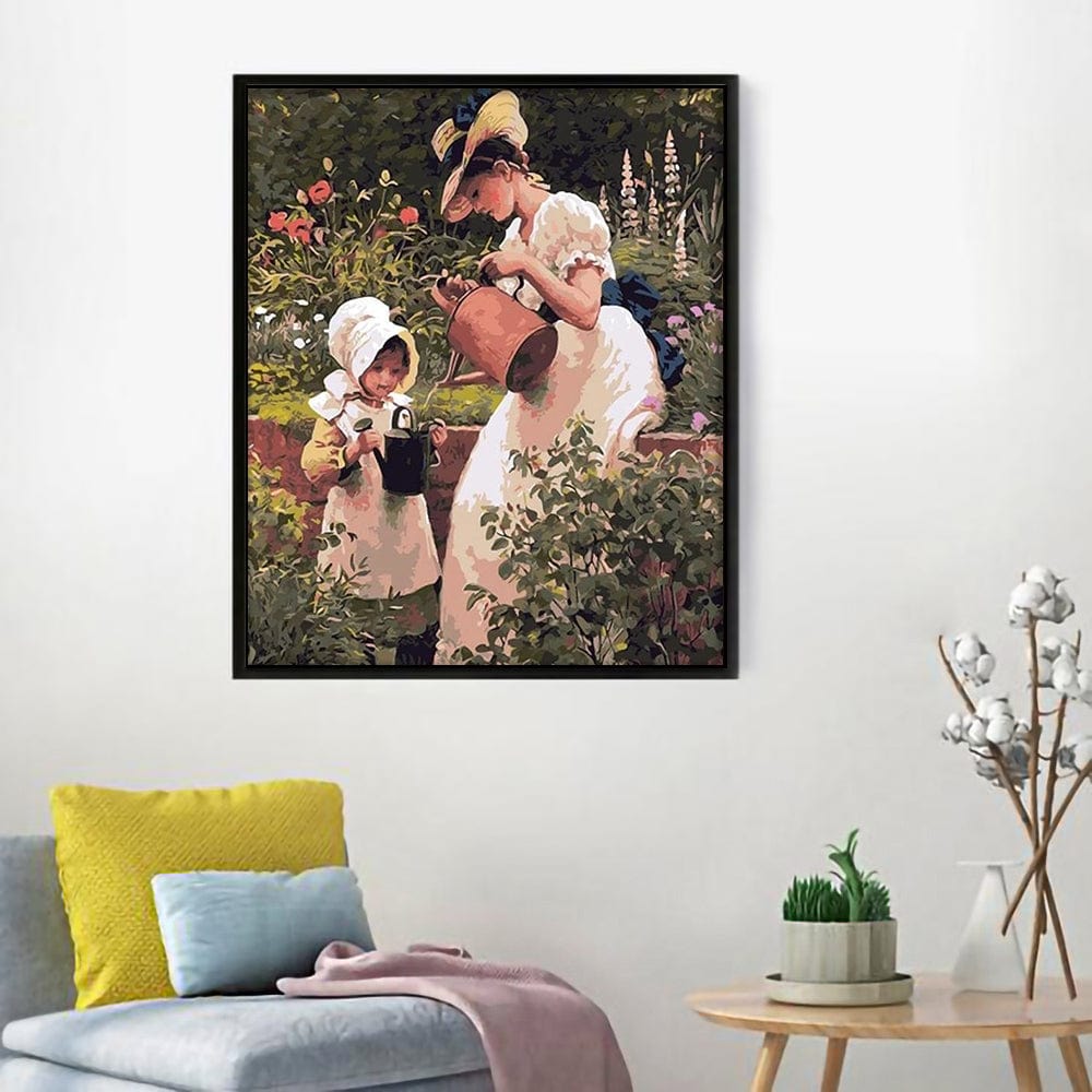 ColourMost™ DIY Painting By Numbers - Mother and daughter (16"x20")