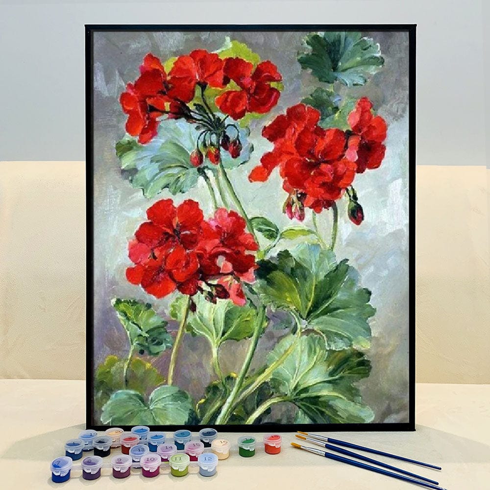 ColourMost™ DIY Painting By Numbers -Rose Geranium (16"x20")