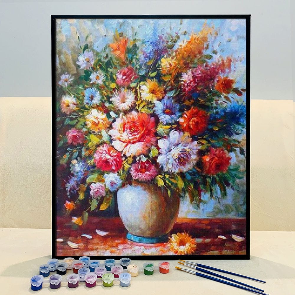 DIY Painting By Numbers -Flowers