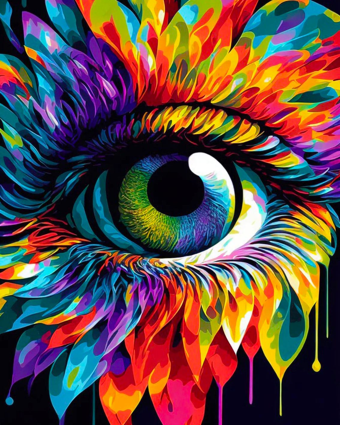 ColourMost™ Mystical Eyes Collection (EXCLUSIVE) - Blooming Vision (16"x20")