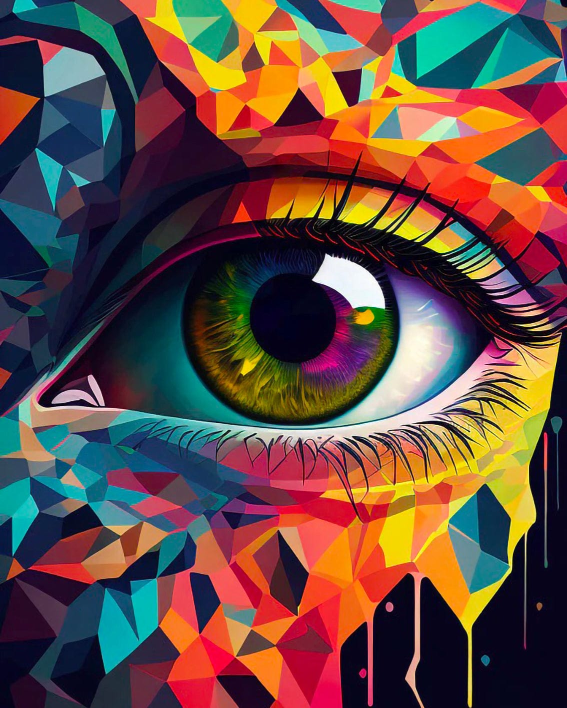 ColourMost™ Mystical Eyes Collection (EXCLUSIVE) - Pop Art Gaze (16"x20")