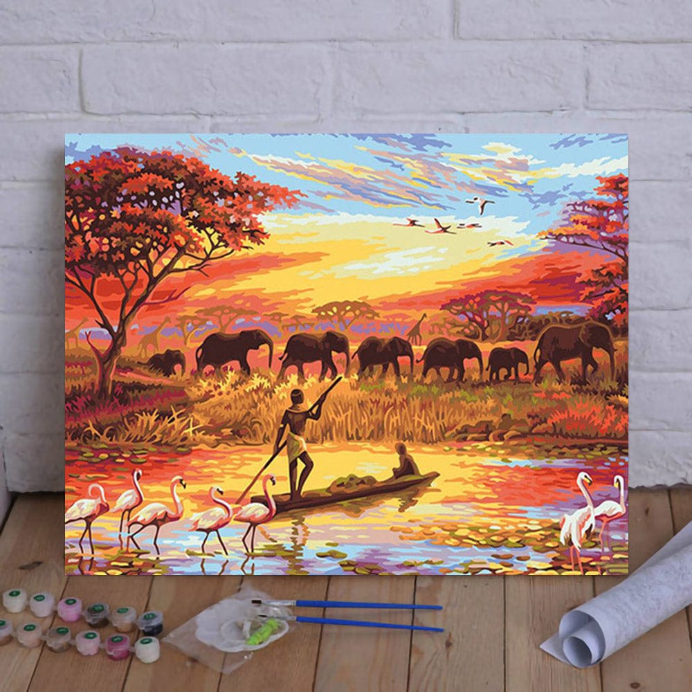 ColourMost™ DIY Painting By Numbers - African Grassland