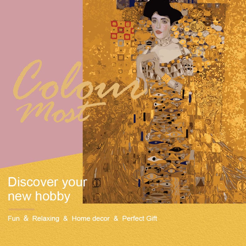 DIY Painting By Numbers -Portrait of Adele Bloch-Bauer (16"x20" / 40x50cm)
