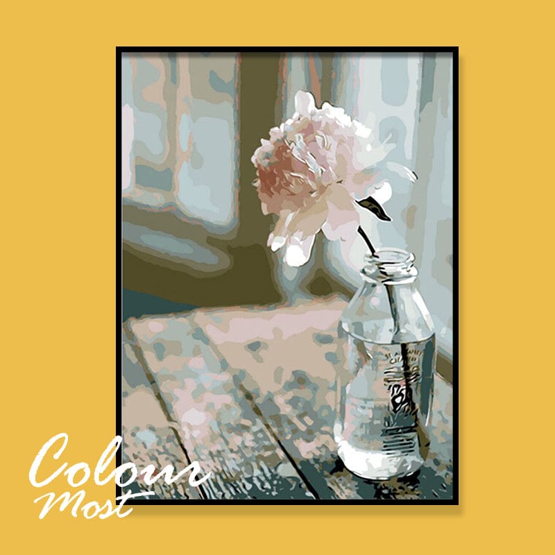 DIY Painting By Numbers - Flower (16"x20" / 40x50cm)
