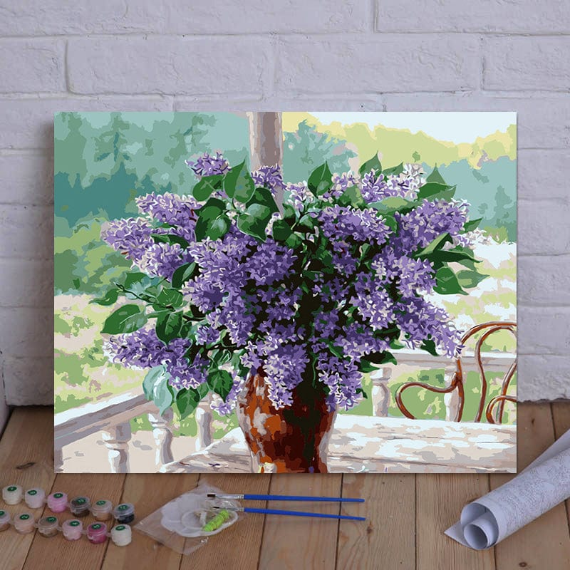 DIY Painting By Numbers - Flower