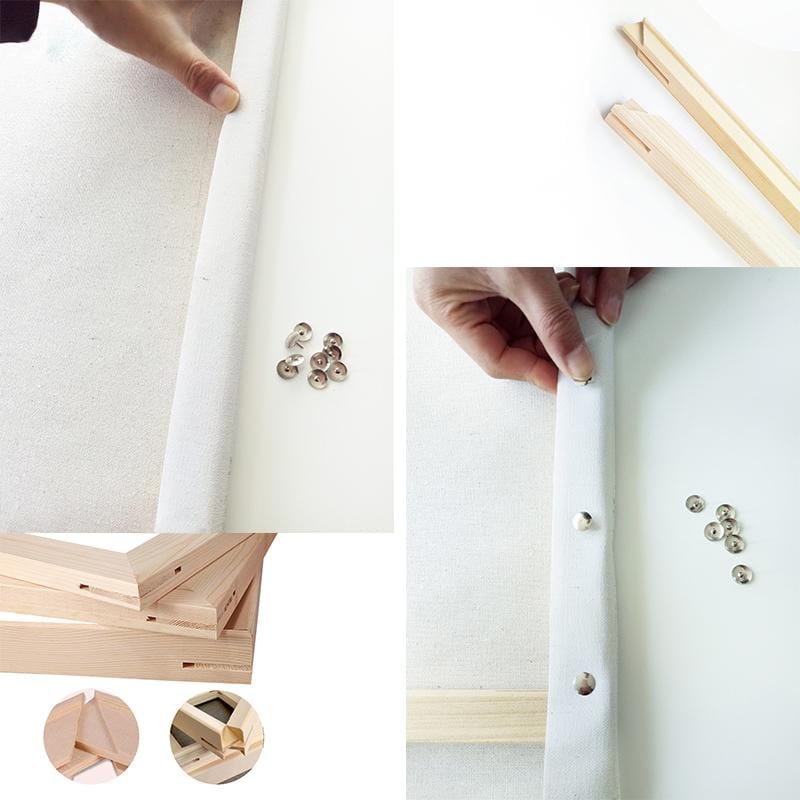 DIY Wooden Frame Painting By Numbers (16"x16" / 40x40cm)