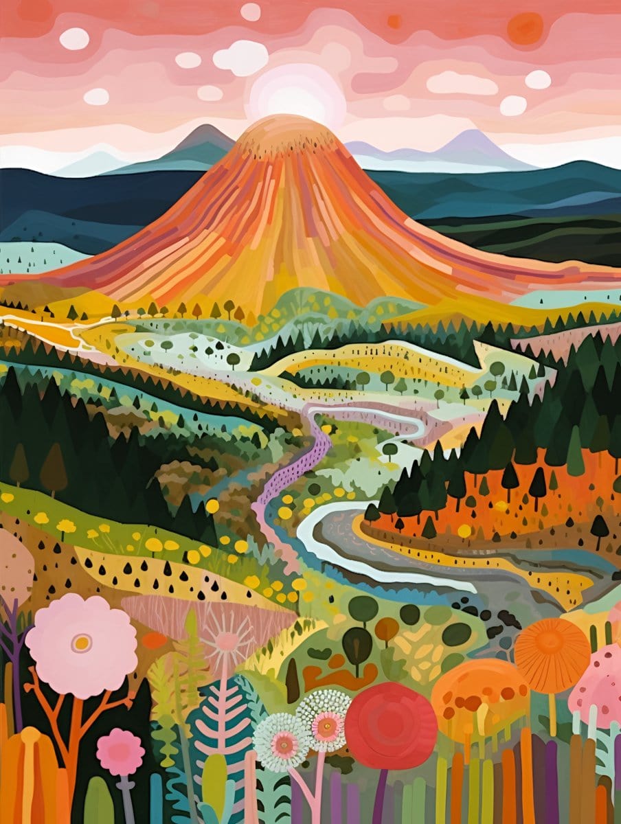 Colorful Yellowstone 1 Paint by Numbers Kit – Colourmost
