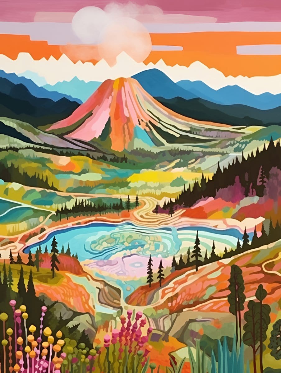 Colorful Yellowstone Series  Paint by Numbers Kit – ArtVibe Paint by  Numbers