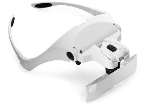 Magnifying Glasses LED Lighted Headband Magnifier Lamp