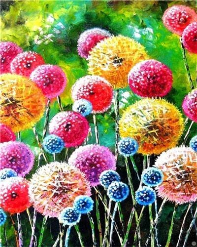 DIY Painting By Numbers - Dandelion