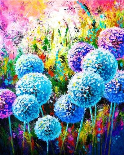 DIY Painting By Numbers - Dandelion