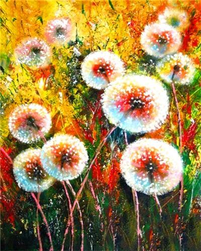 DIY Painting By Numbers - Dandelion