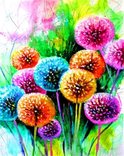 DIY Painting By Numbers - Dandelion