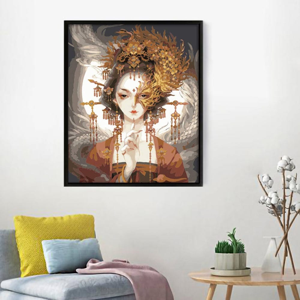 DIY Painting By Numbers -Ancient Chinese Girl