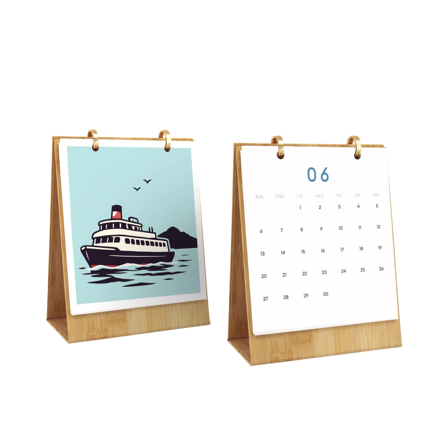 ColourMost™ 2027 Desk Calendar Series –  On the Move /Paint by Numbers(18.2cm x 22.5cm)