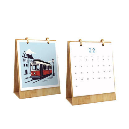 ColourMost™ 2027 Desk Calendar Series –  On the Move /Paint by Numbers(18.2cm x 22.5cm)