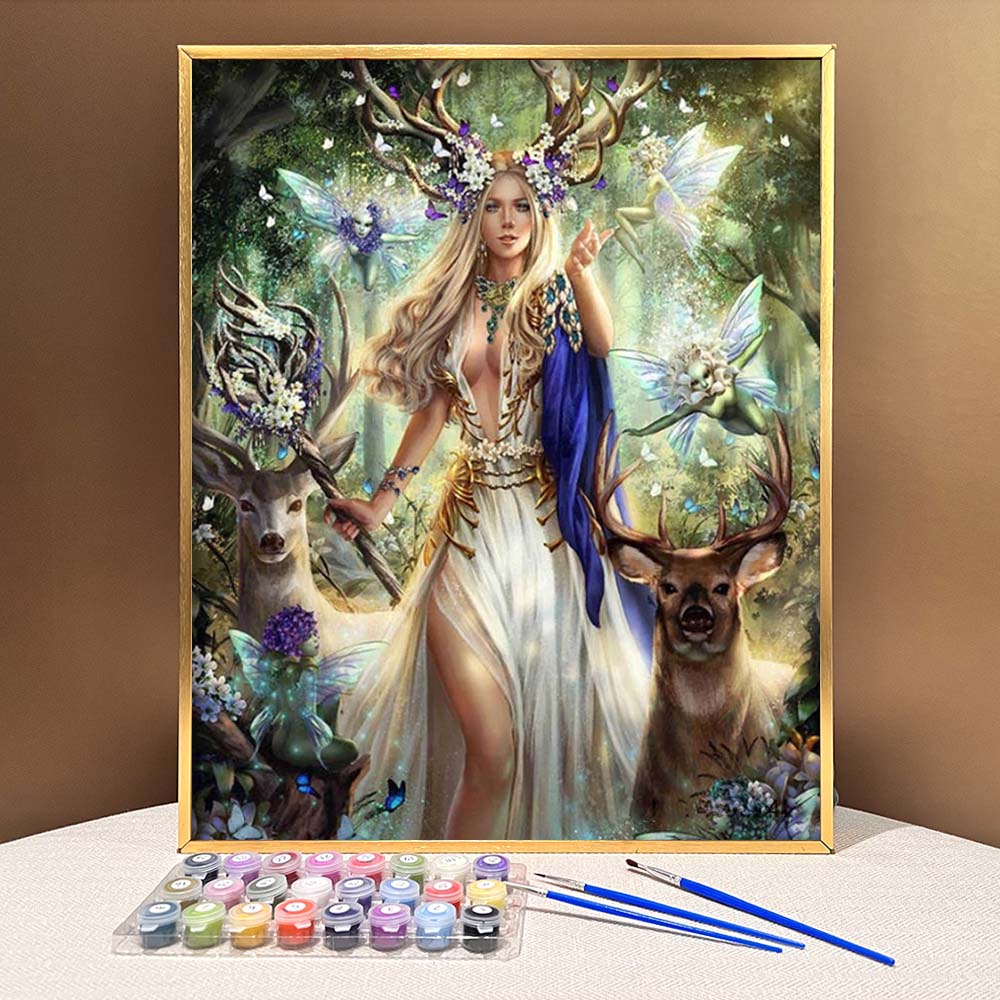 ColourMost™ DIY Painting By Numbers -Forest Queen(16"x20")