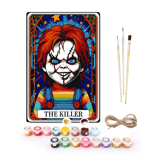 ColourMost™ Metal Bar/Posters Art Paint By Numbers- The Killer #31 (20x30cm /7.8"x11.8"）