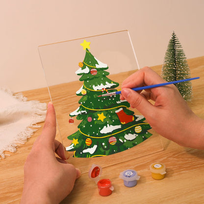 ColourMost™ LED Paint by Numbers Series #01: 'Christmas Tree' (6"x8" / 15x20cm)