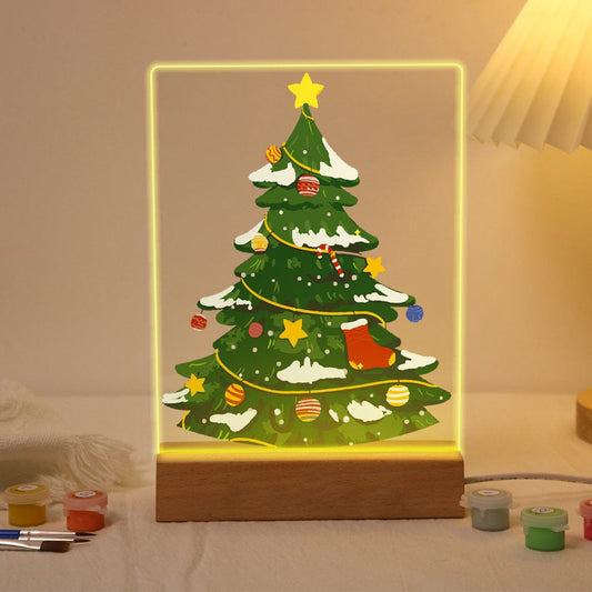 ColourMost™ LED Paint by Numbers Series #01: 'Christmas Tree' (6"x8" / 15x20cm)